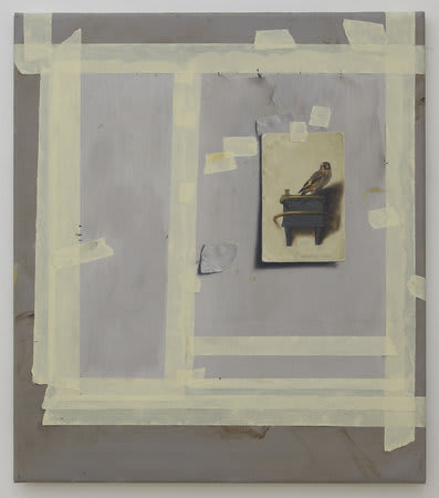 Filippo Caramazza, Making-Up Before the Performance, 2009, Oil on linen, 61 x 53.5 cm, 24.03 x 21.08 in