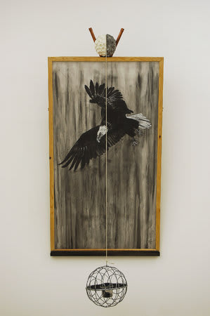 Installation view of Carl Plackman, Alternate Universe, at Hales London