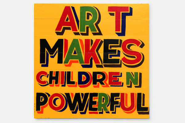 Installation view of Bob and Roberta Smith, The Art Party USA comes to the UK at Hales London