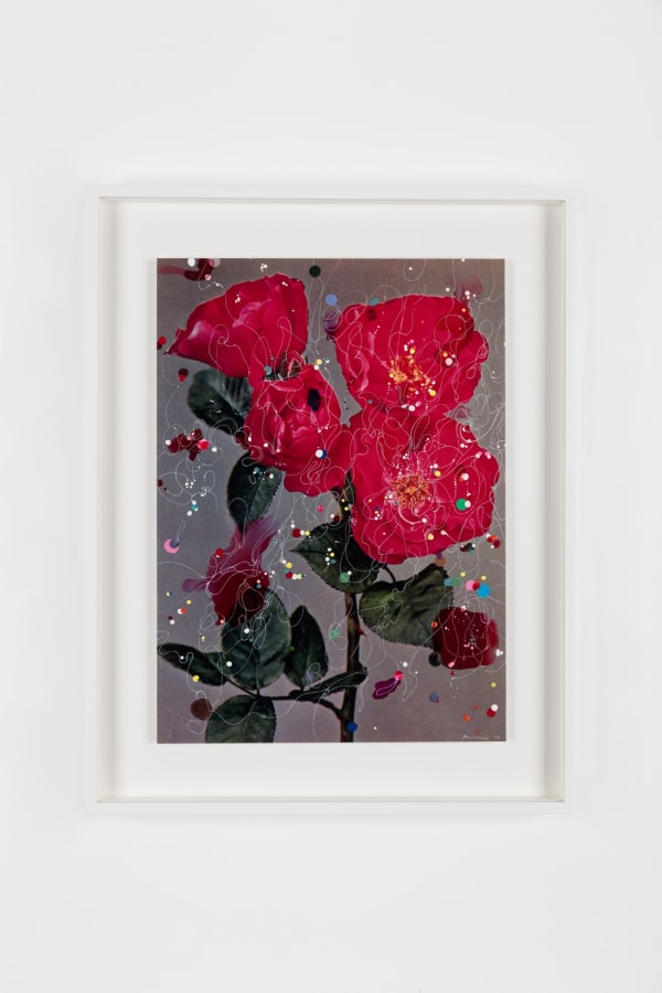 Sebastiaan Bremer, Rose Anne-Mette Poulsen, 2016, Unique hand-painted chromogenic print with hand additions in acrylic, photo retouch dye, and pigment pen, 39 x 28 cm, 15 3/8 x 11 1/8 in, Framed: 50 x 39 x 3.2 cm, 19 3/4 x 15 3/8 x 1 1/4 in