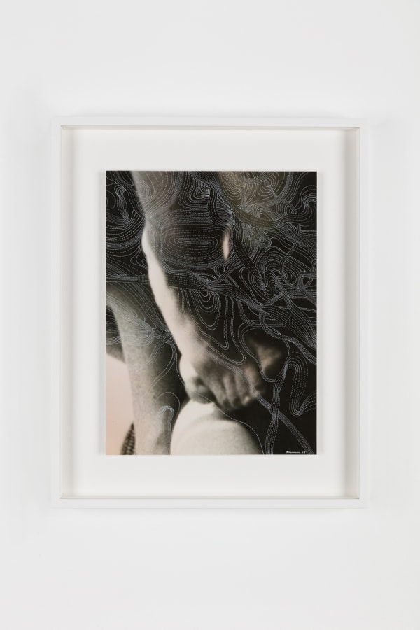 Sebastiaan Bremer, Sun Feet, 2018, Archival inkjet pigment print on resin coated paper with hand additions in pigment pen, 30.5 x 22.9 cm, 12 x 9 in, Framed: 41.5 x 33.6 x 3.7 cm, 16 3/8 x 13 1/4 x 1 1/2 in