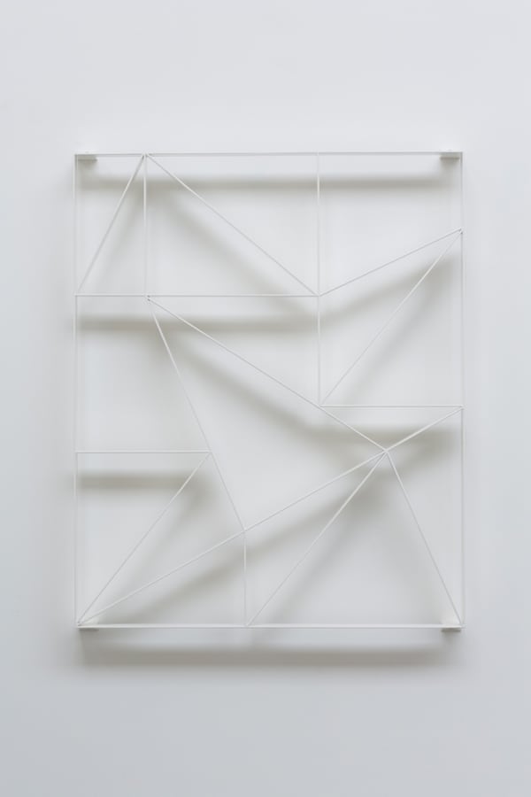 Daniel Robert, Hunziker KALK_16/III, 2016, powdercoated steel, 140 x 110 cm, 55 1/8 x 43 1/4 in