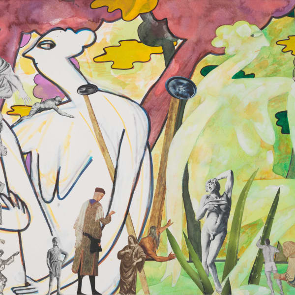 Detail of Gladys Nilsson, The Dell, 2021