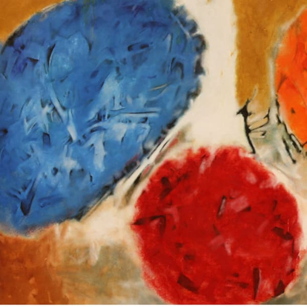 detail of Basil Beattie painting