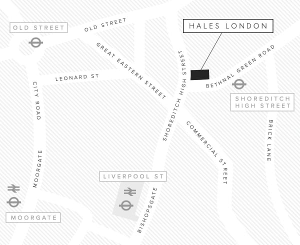 Hales London map 