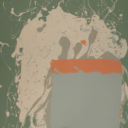 Detail of John Hoyland, New York Suite, 1971