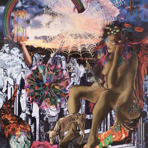 Detail of Chitra Ganesh, Melancolia (Sorrow's Refrain), 2010