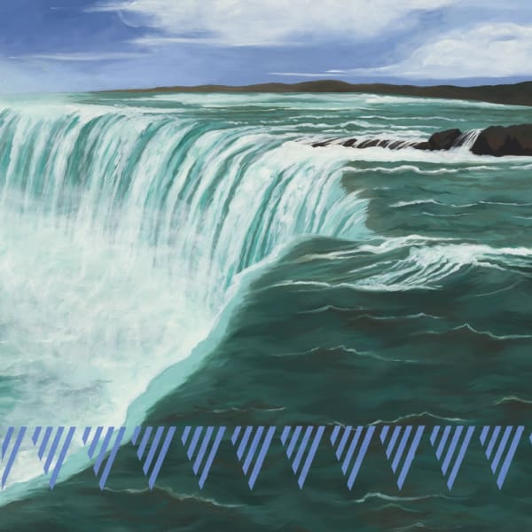 Kay WalkingStick, Niagara, 2022