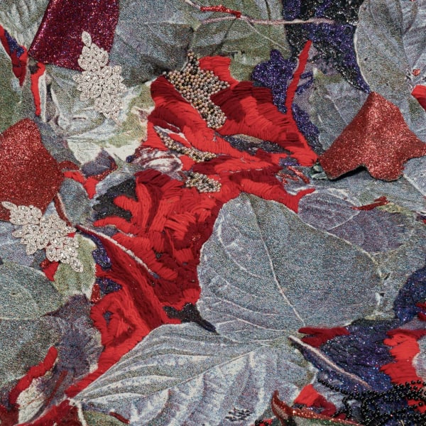 detail of Ebony G. Patterson, ...when the cry takes root..., 2020