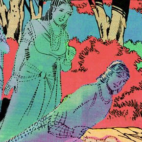 Chitra Ganesh, She the Question, The Colours of grief, 2012