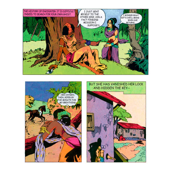 Chitra Ganesh, She the Question, The History of Encounter, 2012