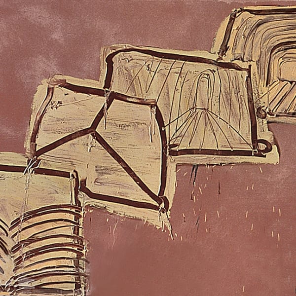 Basil Beattie, Beyond Yonder, 2002 (detail) oil and wax on canvas, 229 x 366 cm