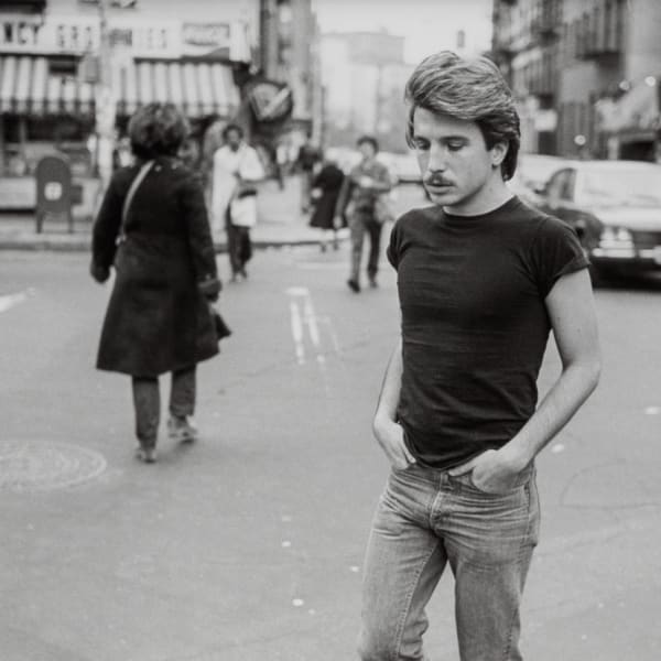 Detail of Sunil Gupta, Untitled #22 from the series Christopher Street, 1976, Silver gelatin print, 60.7 x 91.7 cm, 23 7/8 x 36 1/8 in, Framed: 62.9 x 93.7 cm, 24 3/4 x 36 7/8 in, Edition of 5 plus 1 artist's proof