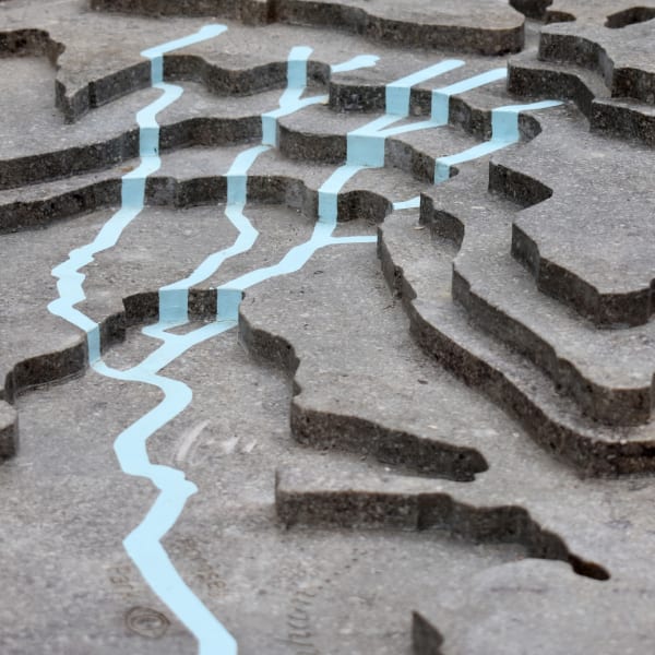 Detail of Course and Flow, 2020