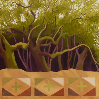 Detail of Kay WalkingStick, Detail of Volute/Volupte, 2009