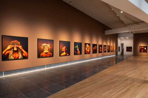 Rotimi Fani-Kayode: Tranquility of Communion, Installation view at the Wexner Center for the Arts. Image Courtesy of the Wexner Center of the Arts