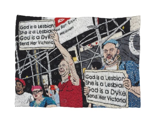 LJ Roberts, rosza daniel lang/levitsky at the New York City Dyke March, 2013