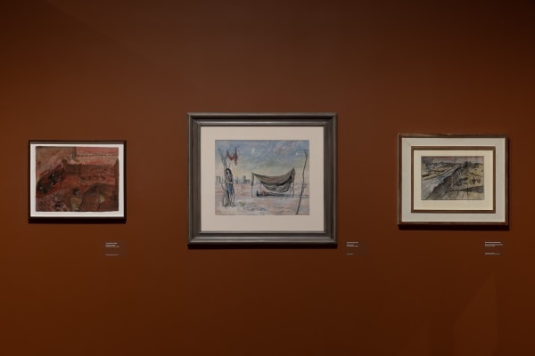 Installation view of Drawing The Unspeakable, Towner Art Gallery, 5 October 2024 - 27 April 2025 