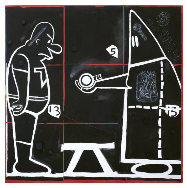 Trenton Doyle Hancock, Step and Screw #18-1, the Handoff, 2015
