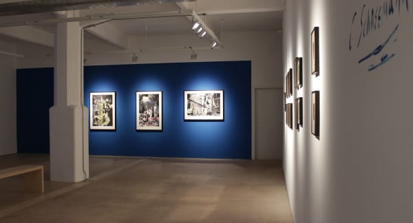 Installation view of Carolee Schneemann, Water Light / Water Needle at Hales London