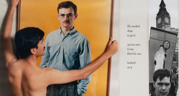 Detail of Sunil Gupta, Untitled #5 from the series 'Pretended' Family Relationships, 1988