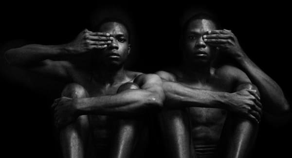 Detail of Rotimi Fani-Kayode, Half Opened Eyes Twins, 1989
