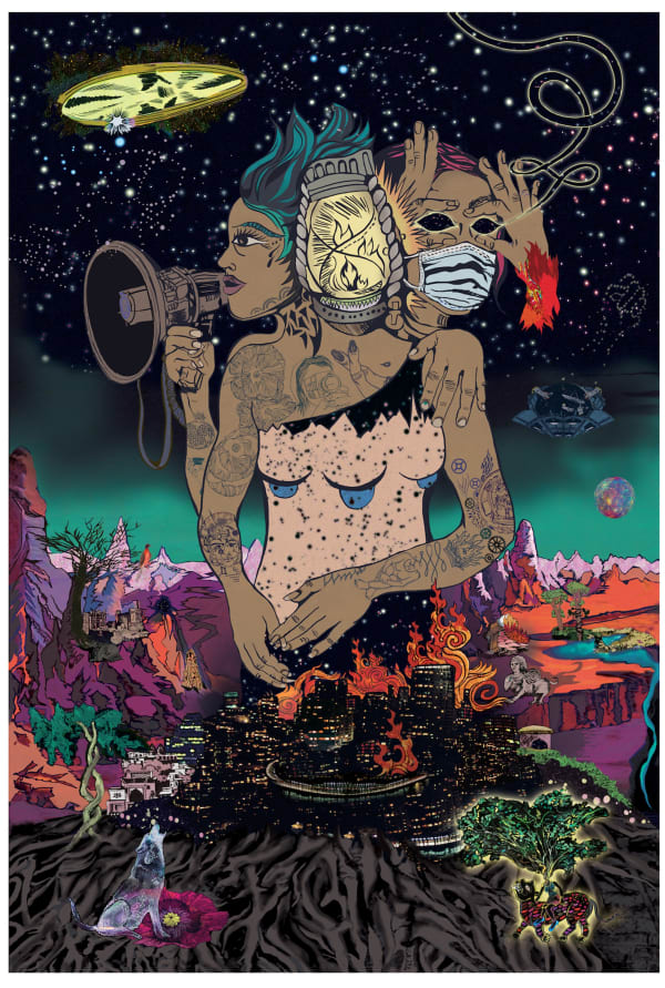 Chitra Ganesh, Urgency, 2020