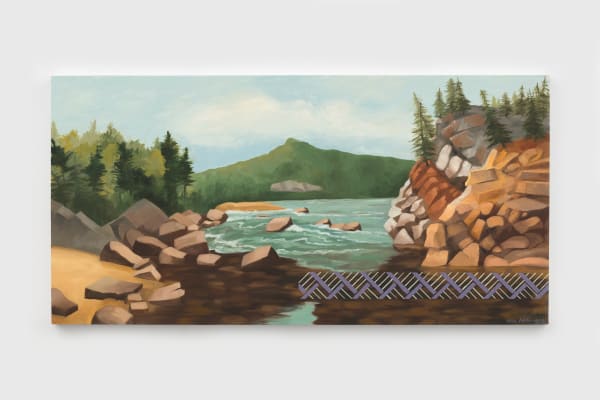 Kay WalkingStick, Durand's Homage to the Mohawks, 2021