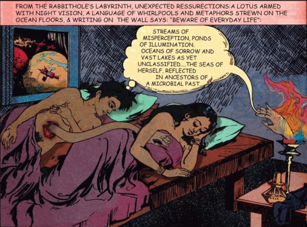 Chitra Ganesh, Writing on the Wall, 2013 