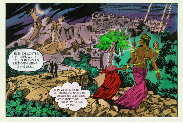  Chitra Ganesh, Even in Winter, 2021