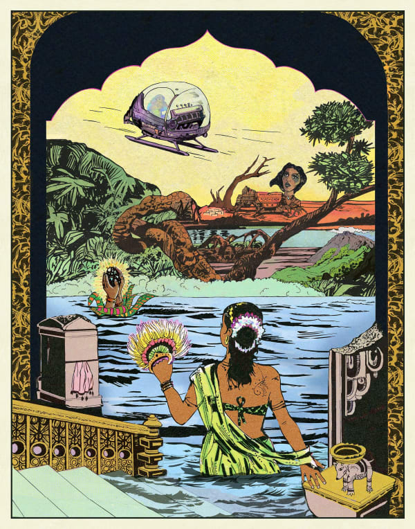 Chitra Ganesh, All the Farewells, 2023