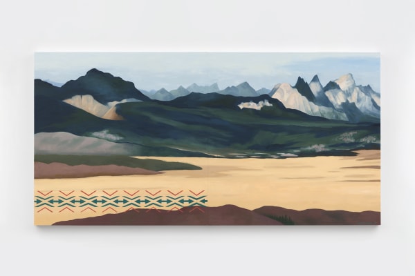 Kay WalkingStick, Salmon River Valley, 2023