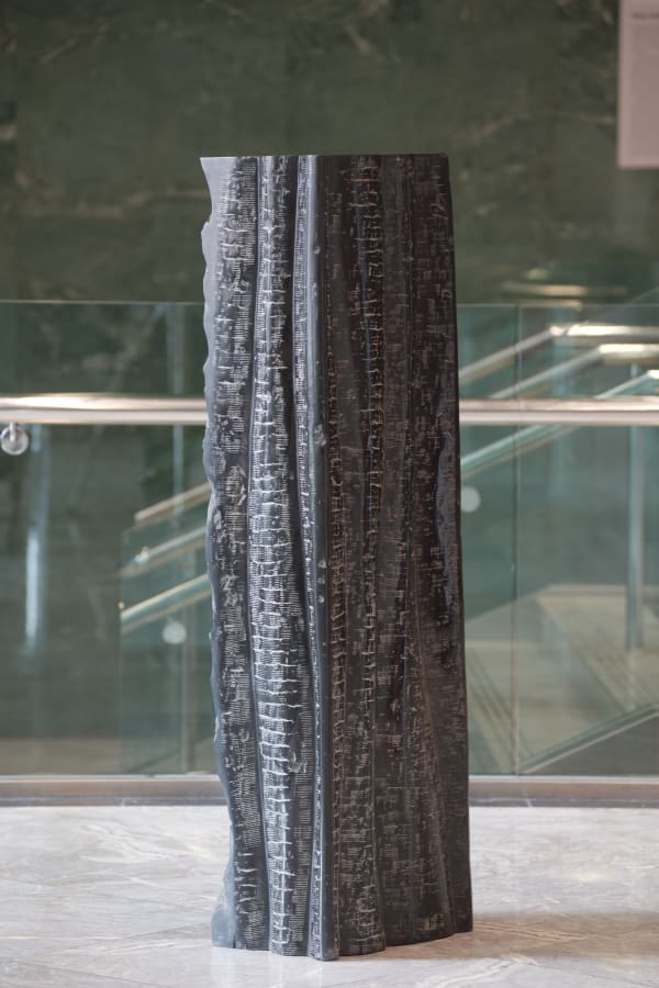 Root, 2006 ‘Belgian Black’ carboniferous limestone 143 x 40 x 28 cm Photo © Heini Schneebeli / Bridgeman Images