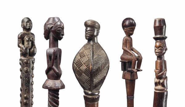 2015 Par 04025 0057 000 Collection De Cinq Cannes Collection Of Five Staffs Republique Democra060913
