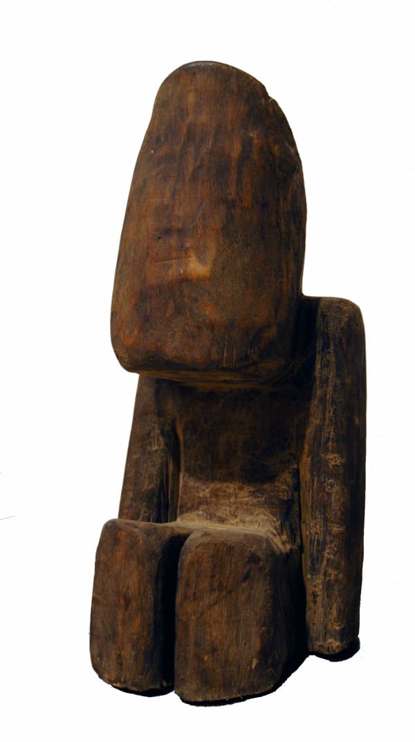 Wang Keping Sitting Man Circa 1986