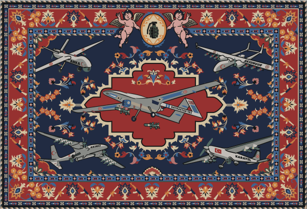 Halil Altındere - Turkish Military Drones Rug 1/5, 2023