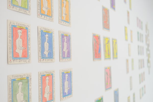 Frédéric Bruly Bouabré at Ethan Cohen Gallery