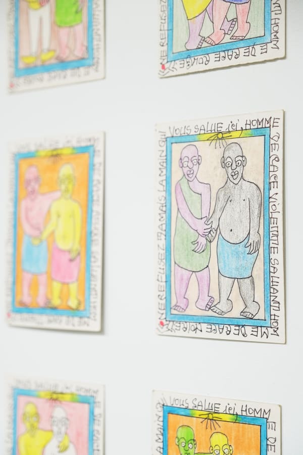 Frédéric Bruly Bouabré: l'artiste expose ses oeuvres