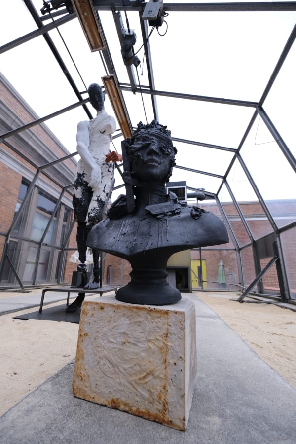 Emil Alzamora in the Glass house