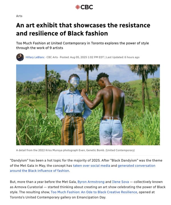 Too Much Fashion: An Ode to Black Creative Resilience