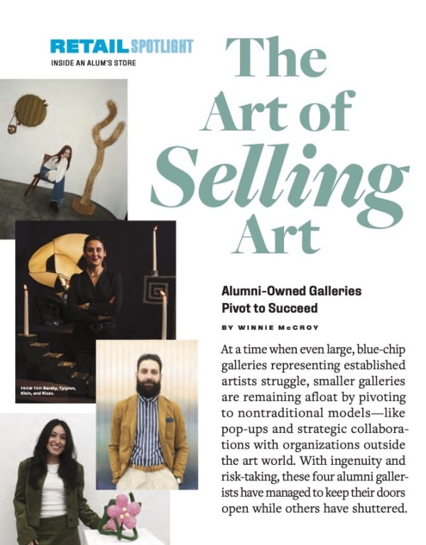 The Art of Selling Art, Garrett Klein featured in Hue Magazine