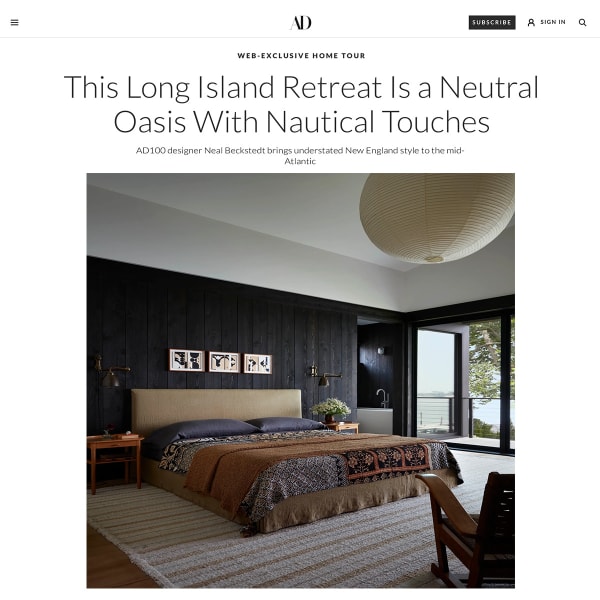 This Long Island Retreat Is a Neutral Oasis With Nautical Touches