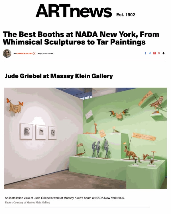 The Best Booths at NADA New York, From Whimsical Sculptures to Tar Paintings