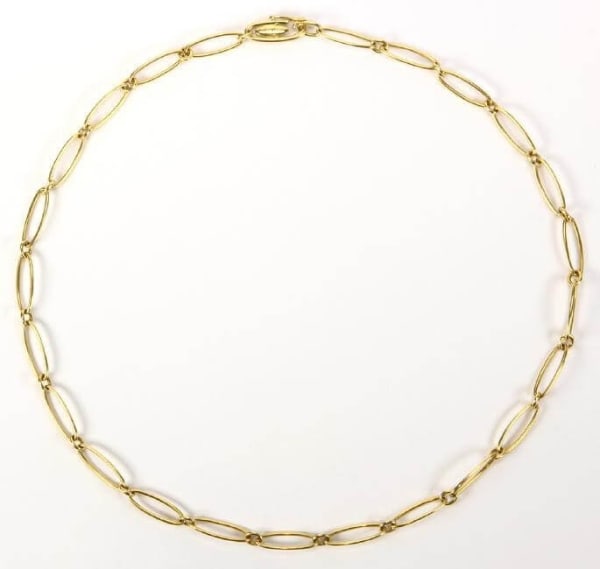 Tiffany 18K Yellow Gold Link Necklace by Elsa Peretti for Tiffany