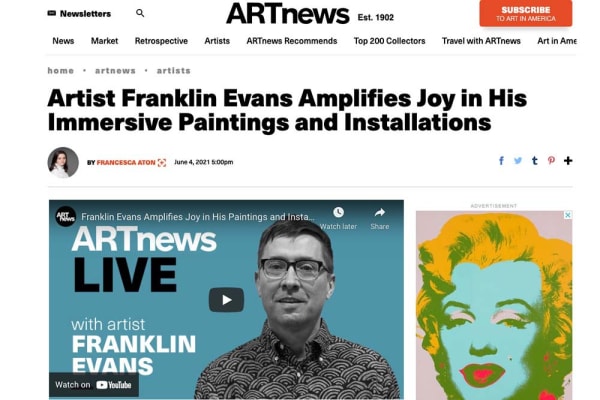 Artist Franklin Evans Amplifies Joy in His Paintings