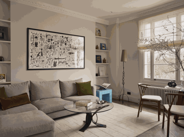 Neutral canvas: a St John's wood home built around art