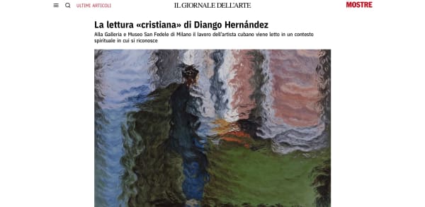 Diango Hernández. La lettura «cristiana» di Diango Hernández