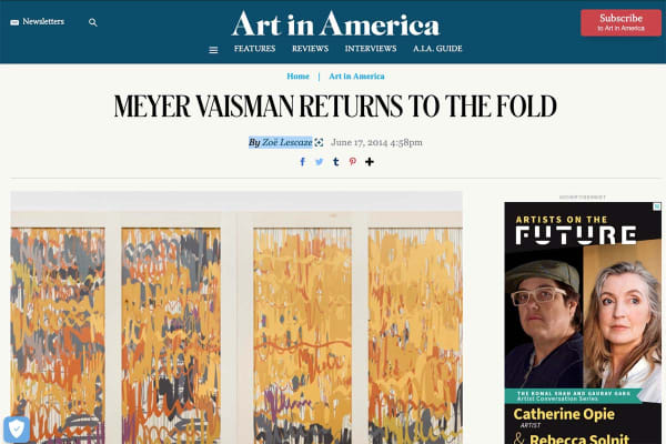 Meyer Vaisman returns to the fold