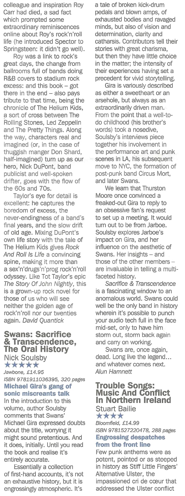 Swans: Sacrifice & Transcendence — Record Collector Review