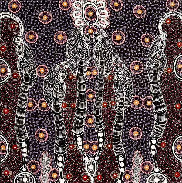 Colleen Wallace - Dreamtime Sisters by Colleen Wallace, 2024